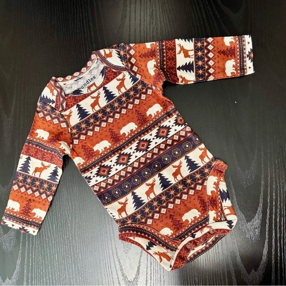 Animal Fairisle Bodysuit 4-Pack